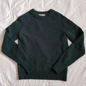Philosophy Green Crew Neck Sweater - Womens XS